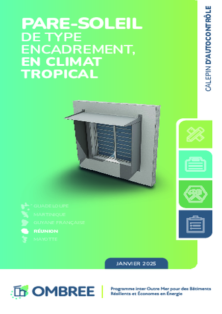 Calepin d’autocontrôle Pare soleil de type encadrement Réunion